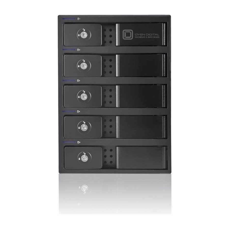 Oyen Digital Mobius 5-Bay FW800, eSATA, USB 3.0 RAID System