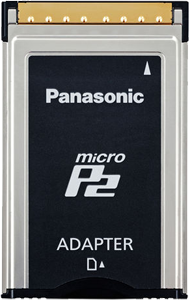 Panasonic AJ-P2AD1G4 microP2 to P2 Card Adapter
