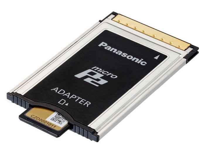 Panasonic AJ-P2AD1G4 microP2 to P2 Card Adapter - view 2