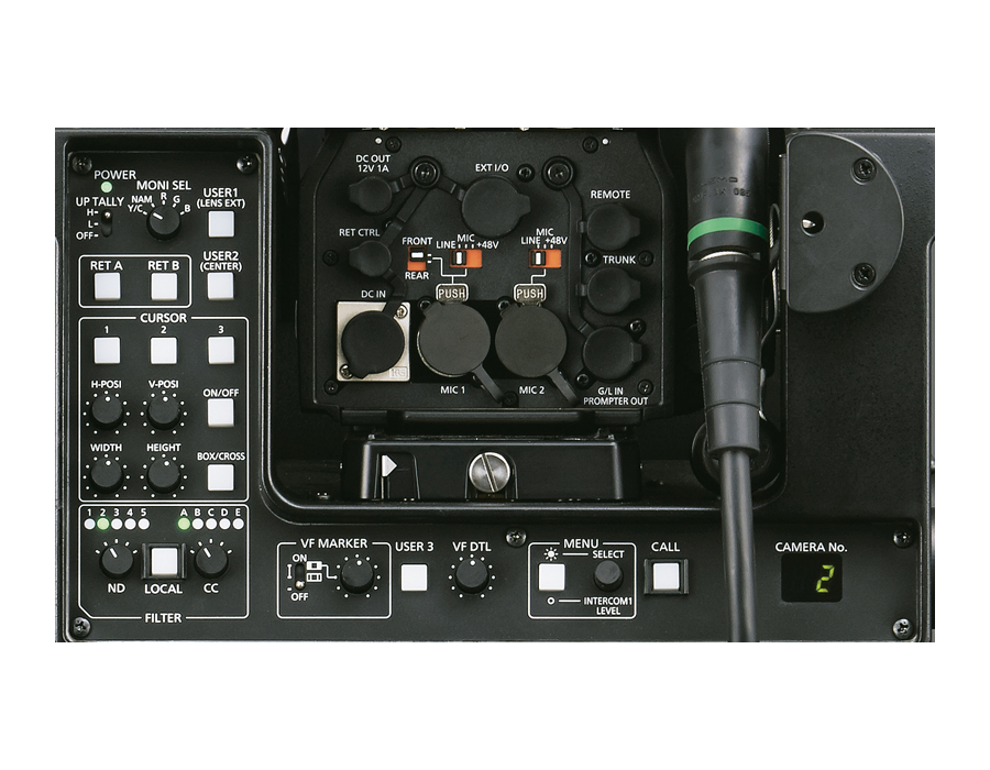 Panasonic AK-HBU500GJ Camera Build-Up Unit - view 3