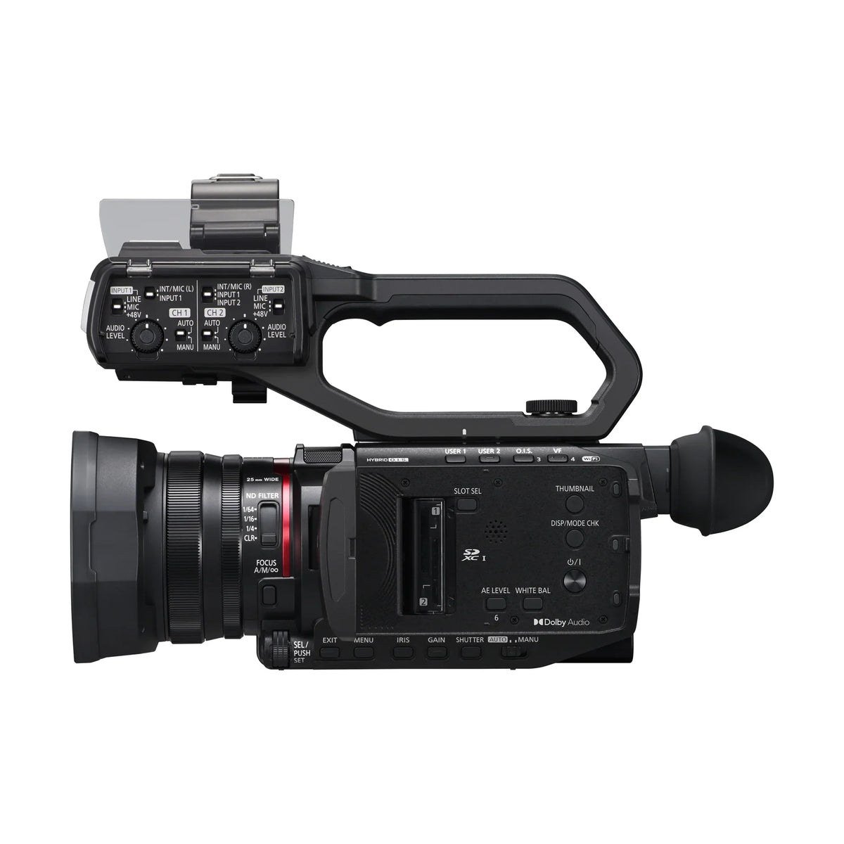 Panasonic HC-X2100 4K Camcorder with 24x Zoom and 3G-SDI - view 2