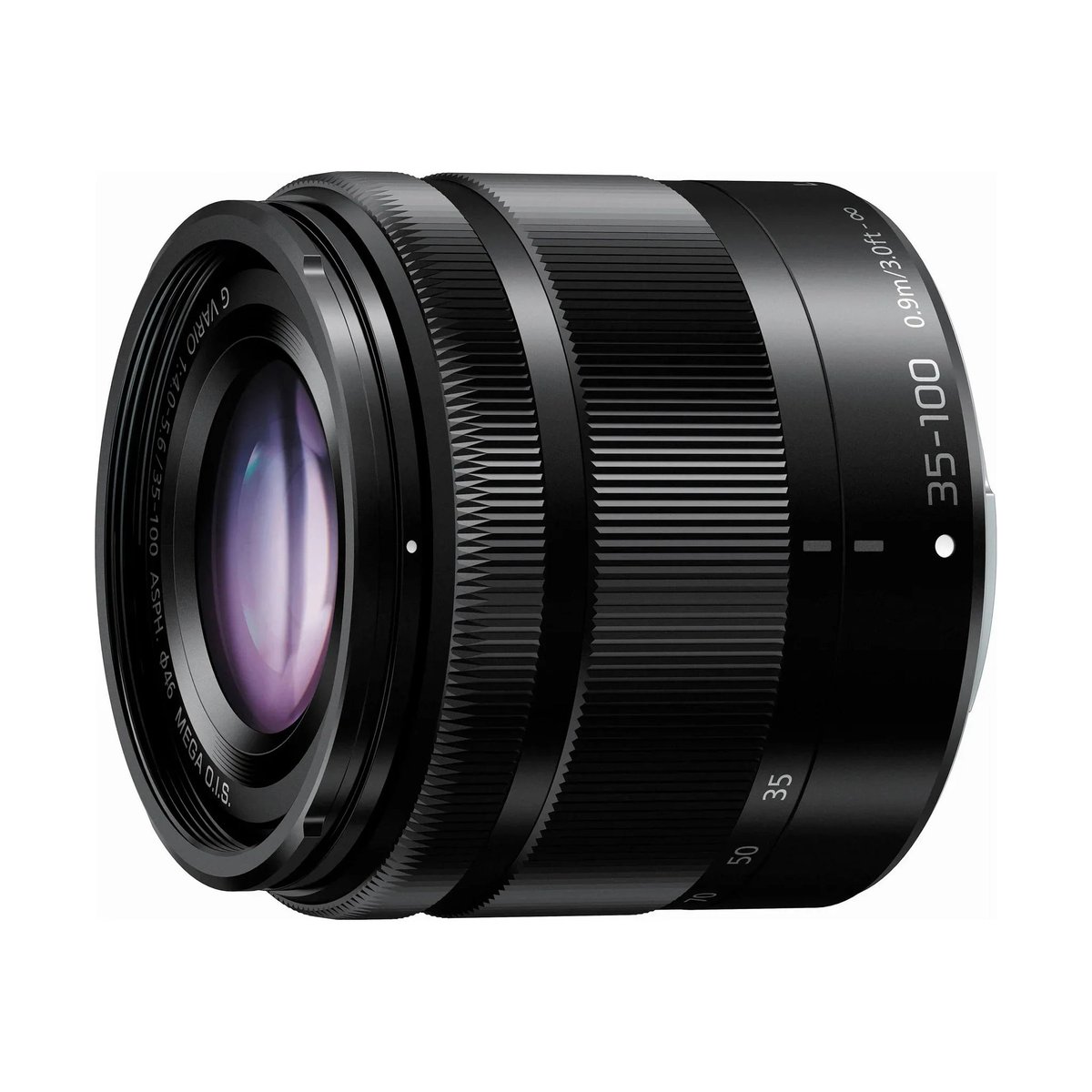 Panasonic Lumix G Vario 35-100mm F4.0-5.6 ASPH. Mega O.I.S. Lens, Black