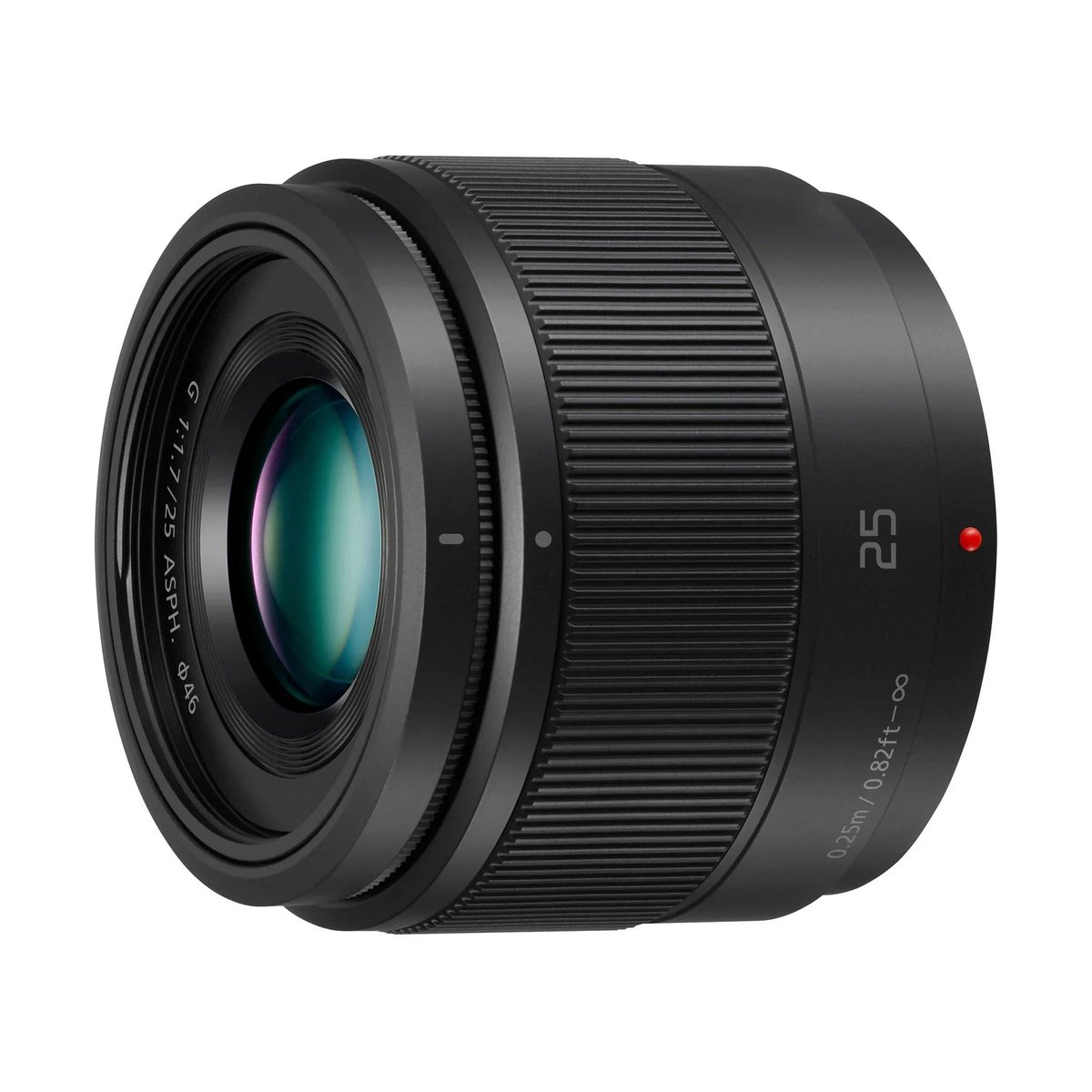Panasonic Lumix G 25mm F1.7 ASPH. Lens, Black