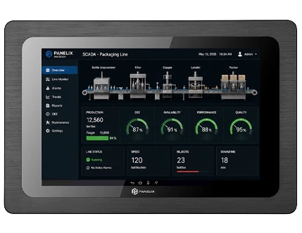 Panelix Atlas Industrial Panel PC, Intel J6412 - view 5