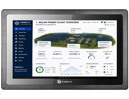 Panelix Rugged Industrial Panel PC, Resistive Touch - view 2