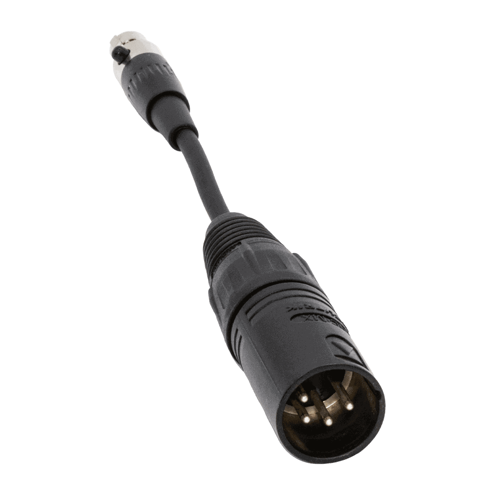 Pliant ADPT-TA6F-4M TA6F Mini XLR Female to 4-Pin XLR Male Adapter Cable - view 2