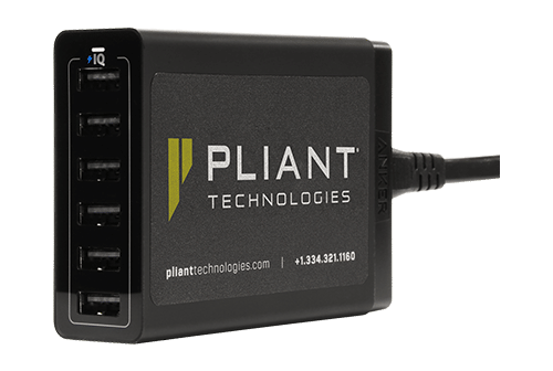 Pliant Technologies PAC-USB6-CHG 6-Port USB Charger for MicroCom and CrewCom Beltpacks - view 2