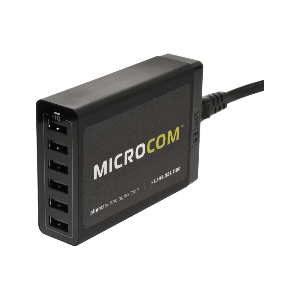 Pliant Technologies PAC-USB6-CHG 6-Port USB Charger for MicroCom and CrewCom Beltpacks product image