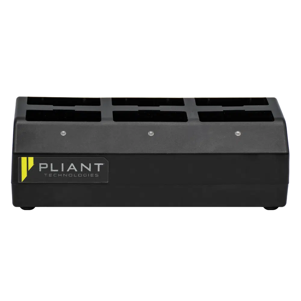 Pliant PBT-6BAY-PAK 6-bay lithium-polymer battery charger, 2-unit rack package - view 2