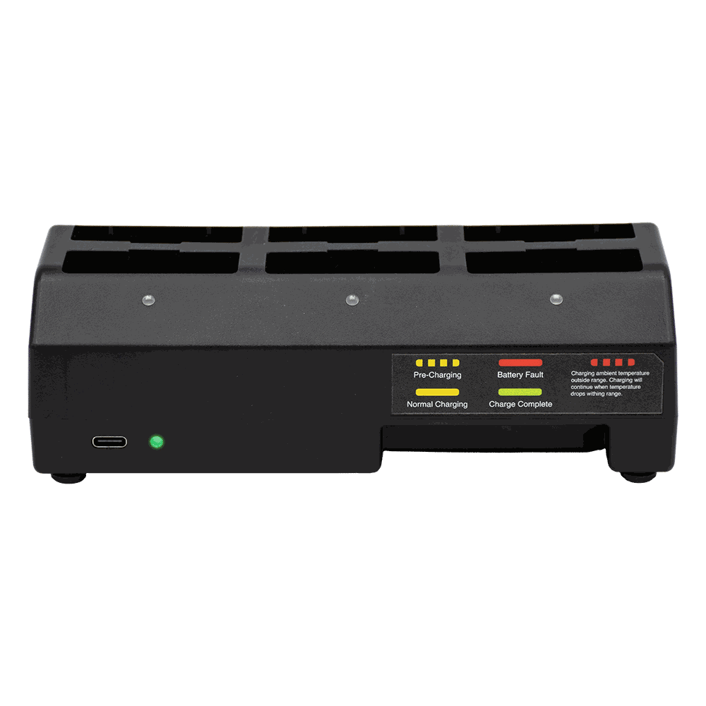 Pliant PBT-6BAY-01 6-bay lithium-polymer battery charger - view 3