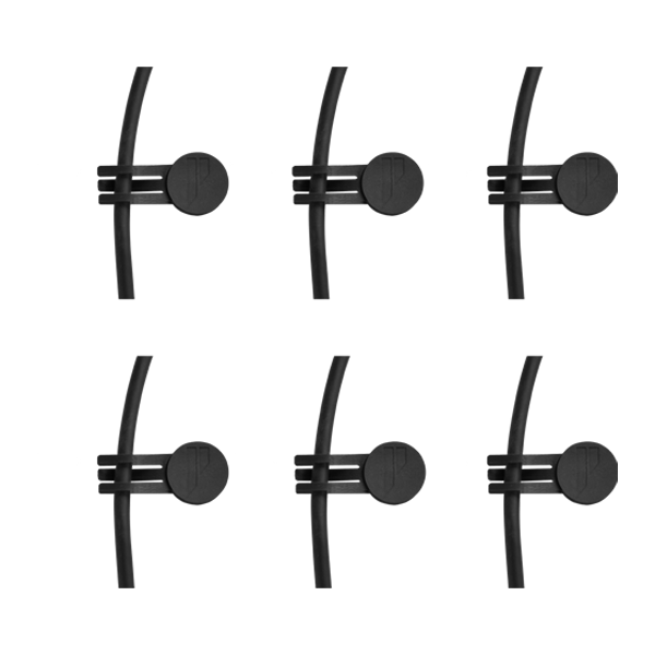 Pliant PHS-CLIP-6PK Magnetic Headset Cable Clip, 6-Pack