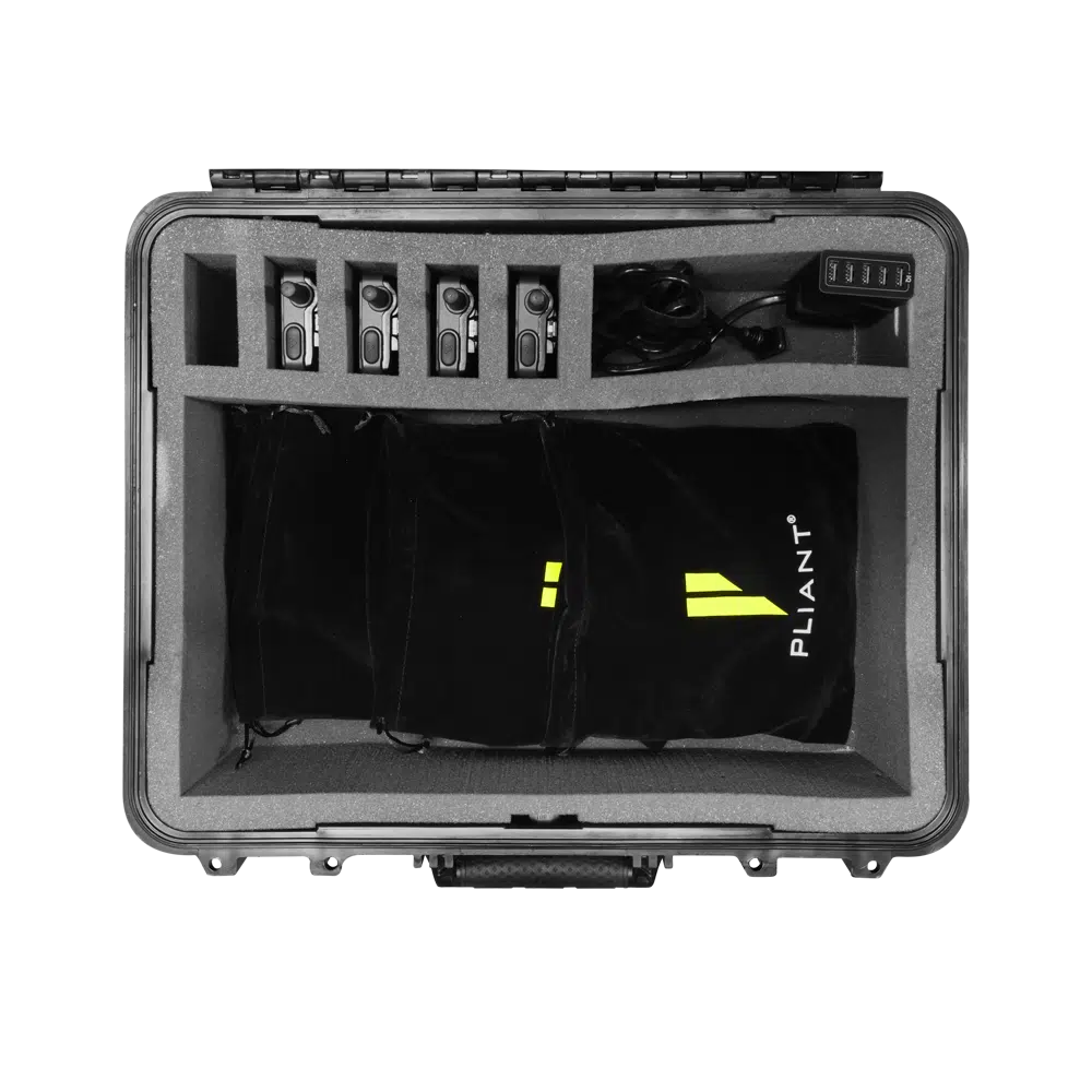 Pliant PMC-900XR 4-Pack A four-pack of Pliant's rugged two-channel 900 MHz MicroCom XR beltpacks - view 2