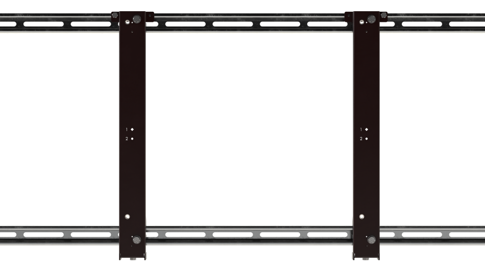 Premier Mounts 7160-1968 LMV-U Unistrut Adapter Brackets
