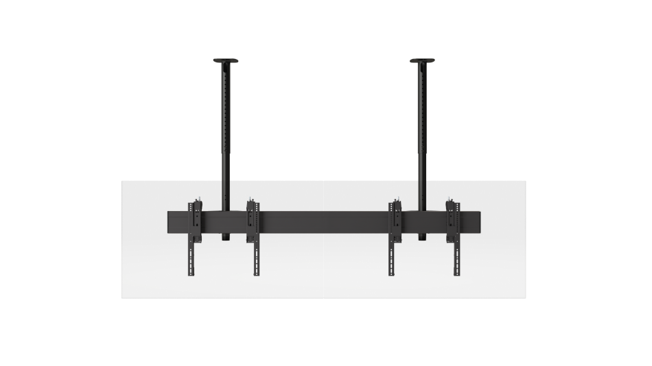 Premier Mounts 7170-1073 SYM-2X1C - 2x1 Ceiling-Mounted Symmetry Menu Board Video Wall Mount for Displays up to 55 in.