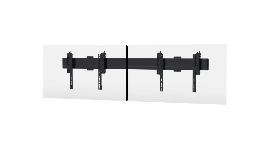 Premier Mounts 7170-1074 SYM-2X1W - 2x1 Wall-Mounted Symmetry Menu Board Video Wall Mount for Displays up to 55 in.