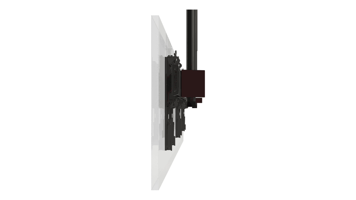Premier Mounts 7170-1075 SYM-3X1C - 3x1 Ceiling Mounted Symmetry Menu Board Video Wall Mount for Displays up to 55 in. - view 3