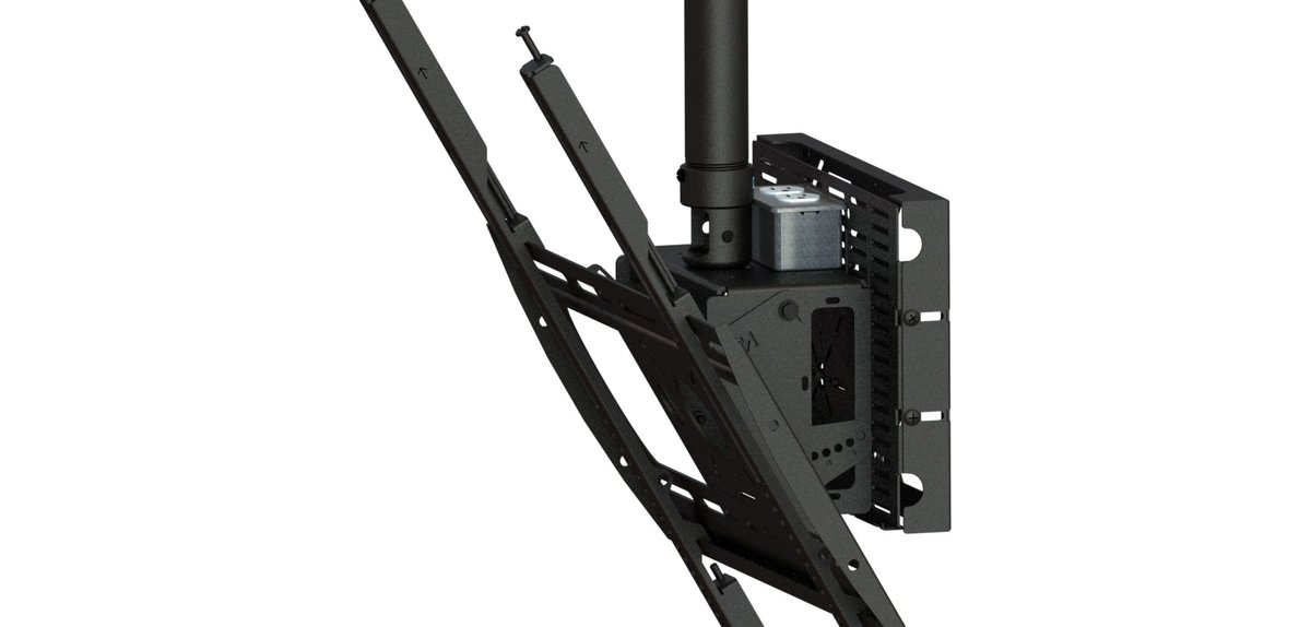 Premier Mounts 7170-1159-01 Ultra Tilt Single Ceiling Portrait Mount for Displays up to 75 in. and 200lbs. - view 6