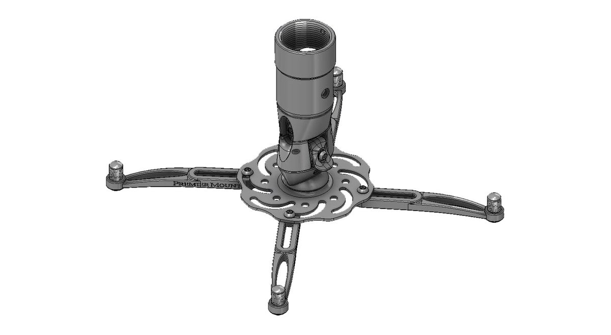 Premier Mounts MAG-PRO-W Fine-Tune Projector Mount (White)