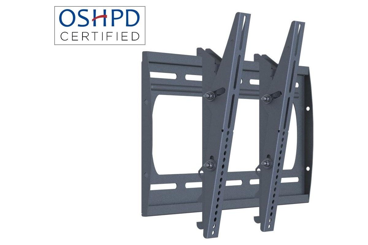Premier Mounts P2642T Tilting Low-Profile Mount for Flat-Panels (OSHPD Certified)