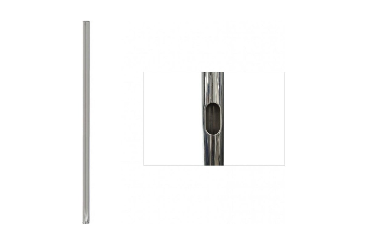 Premier Mounts P60 Chrome Single Replacement Pole - 60 in