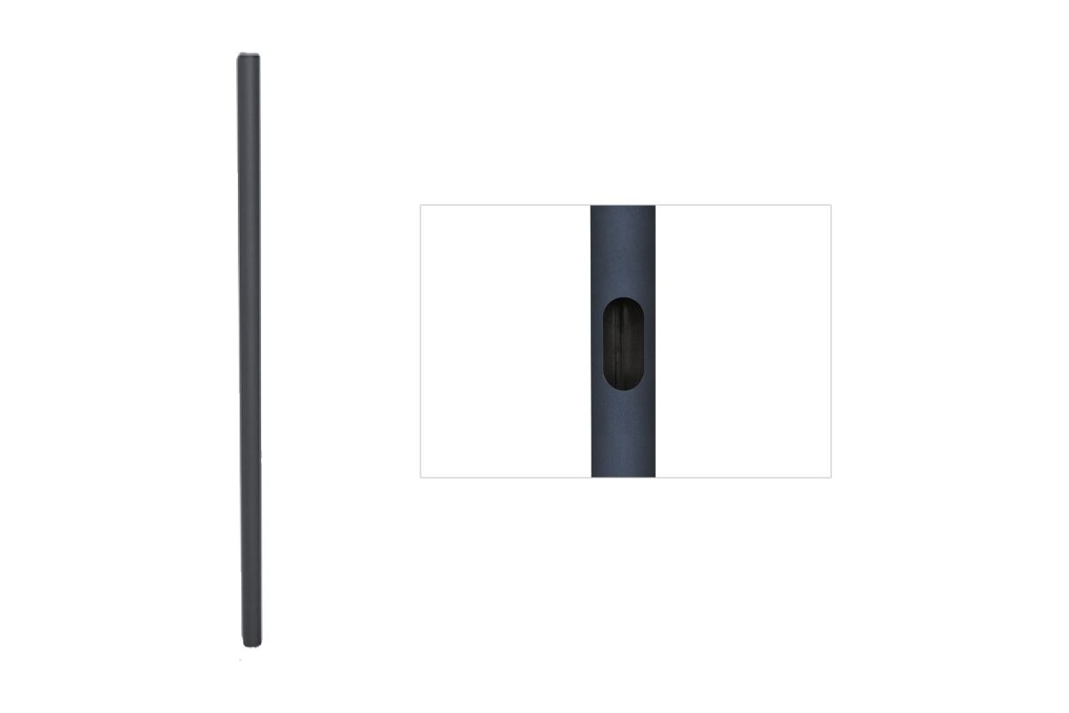 Premier Mounts P72B Black Single Replacement Pole - 72 in