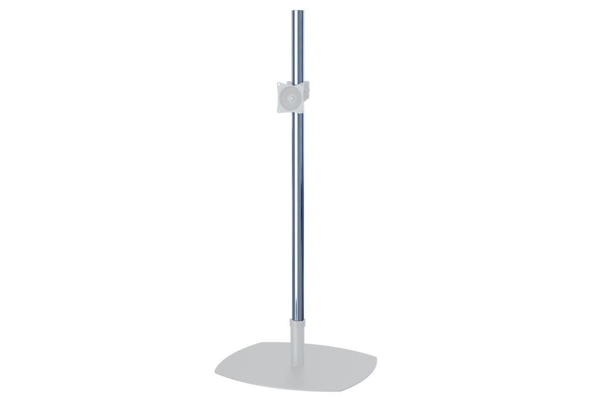 Premier Mounts P84 Chrome Single Replacement Pole - 84 in