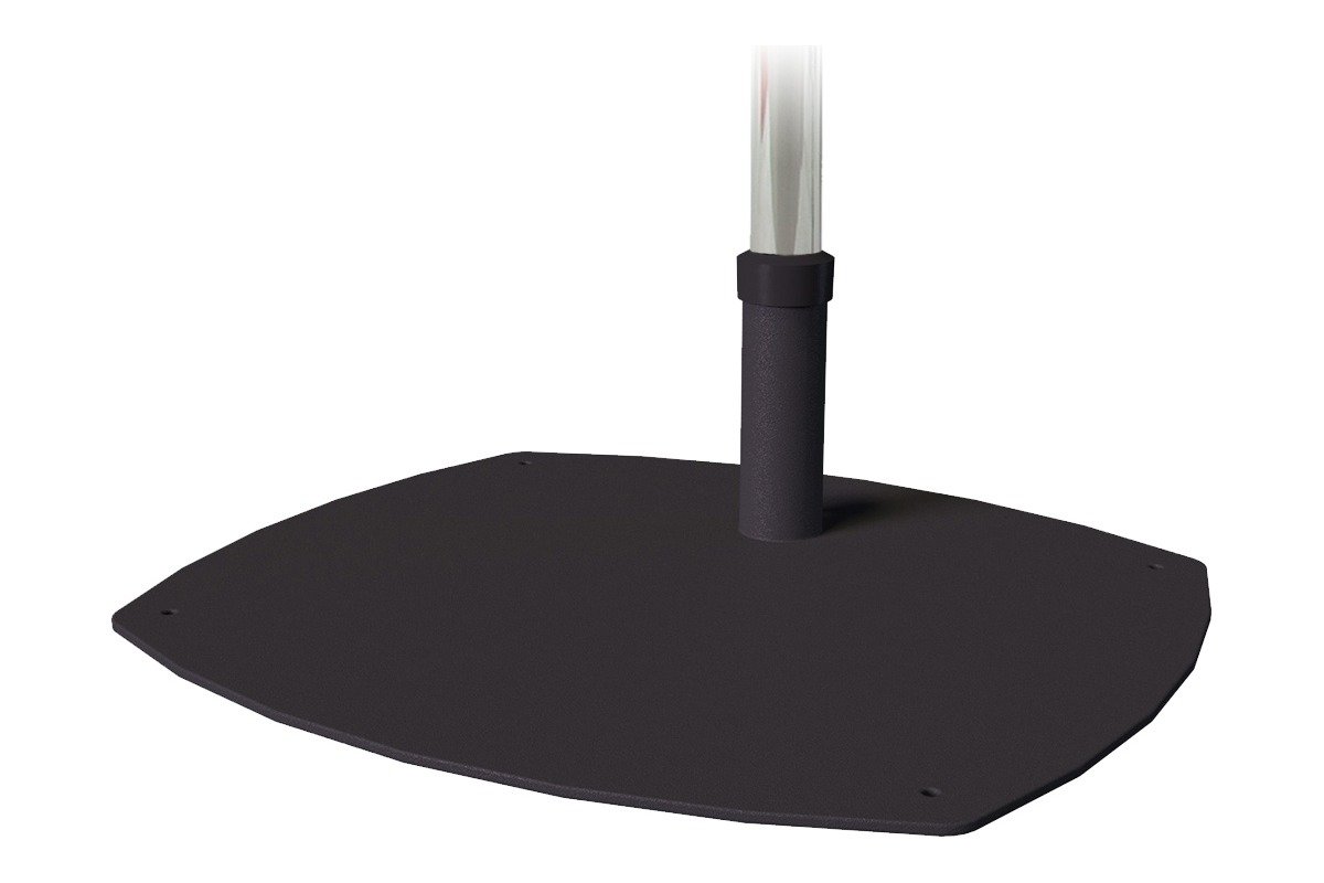 Premier Mounts PSP-S-BASE Low-Profile Floor Stand Base for Single Pole Stands - view 3