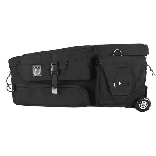 Porta Brace CC-HD1BOR Quick-Draw Camera Case with Off-Road Wheels, Black - view 2