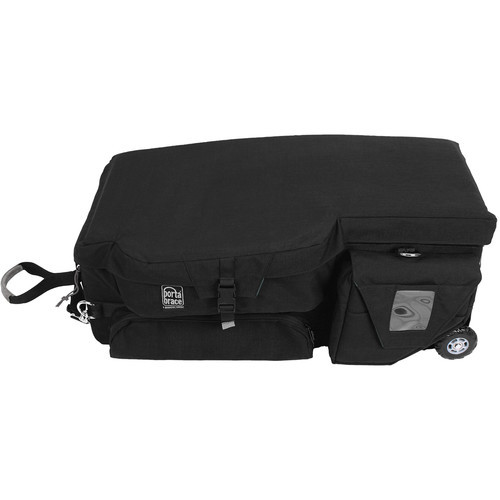 Porta Brace CC-HD1BOR Quick-Draw Camera Case with Off-Road Wheels, Black - view 3