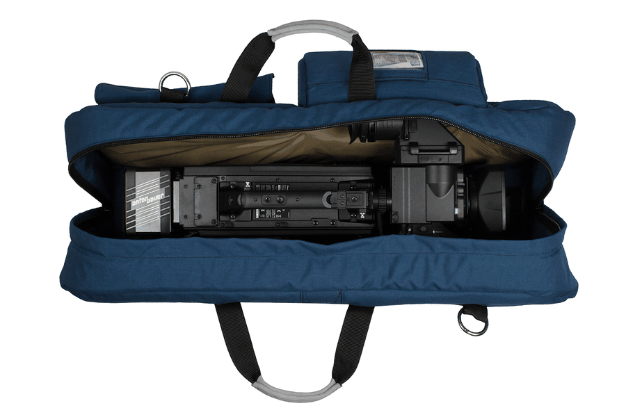 Porta Brace CO-OA-M+ Blue Carry-On Camcorder Case with Plastic Viewfinder Guard - view 4