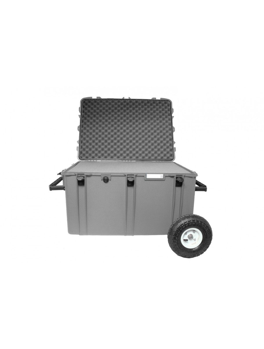 Porta Brace PB-2850FORXP Wheeled Hard Case with Cubed-Foam Interior and Off-Road Wheels