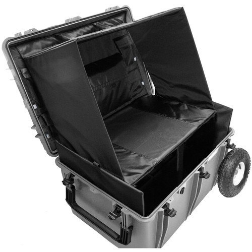 Porta Brace PB-2850TBHP Trunk-Style Hard Case Mobile Workstation, Silver Platinum - view 3