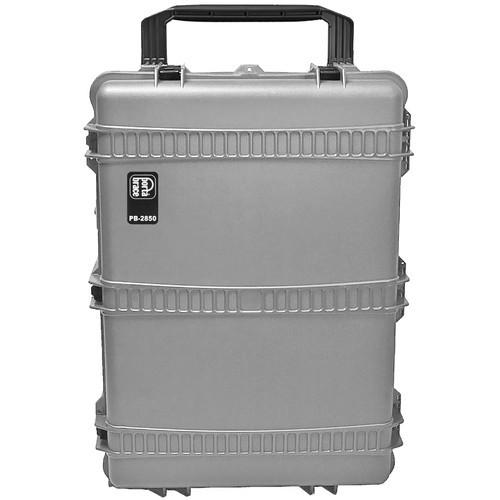 Porta Brace PB-2850TBHP Trunk-Style Hard Case Mobile Workstation, Silver Platinum - view 4