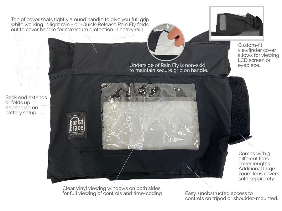 Porta Brace RS-FX9MODULAR Rain Slicker for Sony FX9 - view 2