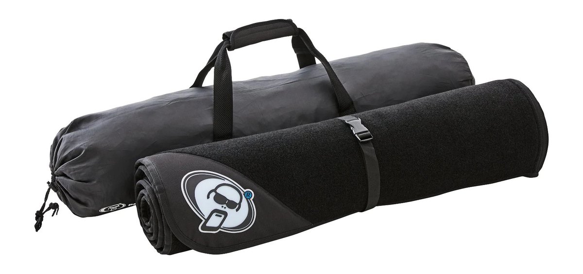 Protection Racket Origami Folding Drum Mats Of Rolling From One End, So It Packs