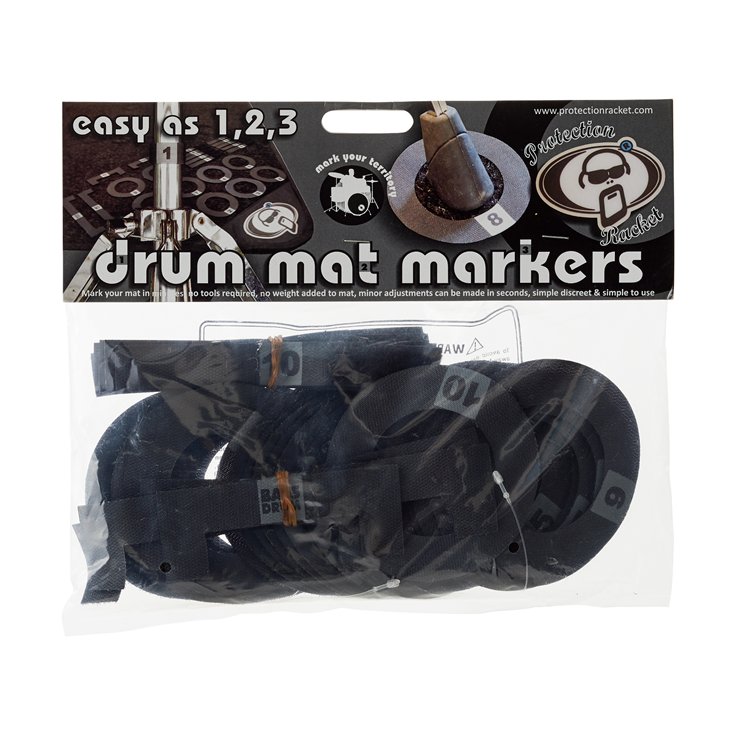 Protection Racket Drum Mat Markers, Numbered - view 2
