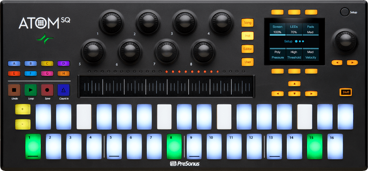 PreSonus ATOM SQ Pad Controller and Step Sequencer - view 2