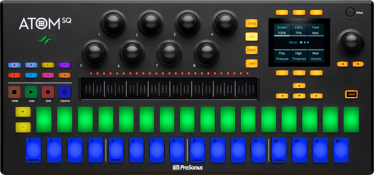 Presonus ATOM SQ Pad Controller and Step Sequencer