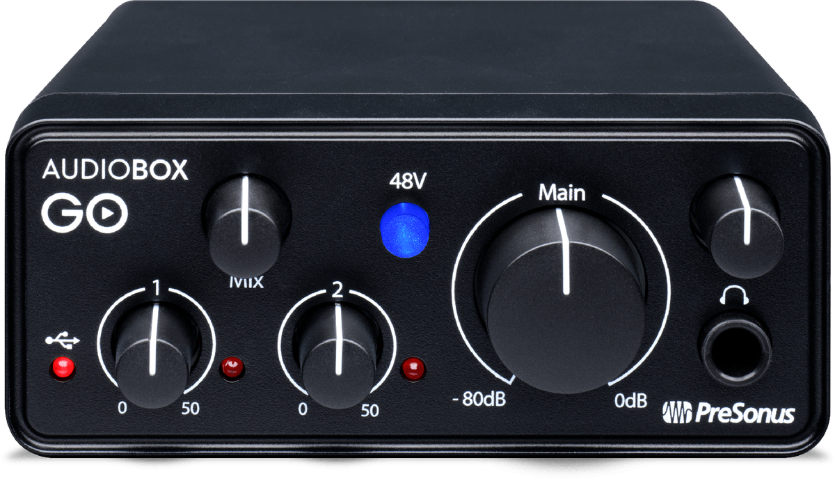 PreSonus AudioBox GO Creator Bundle A bus-powered USB-C interface bundled with a mic, headphones - view 2