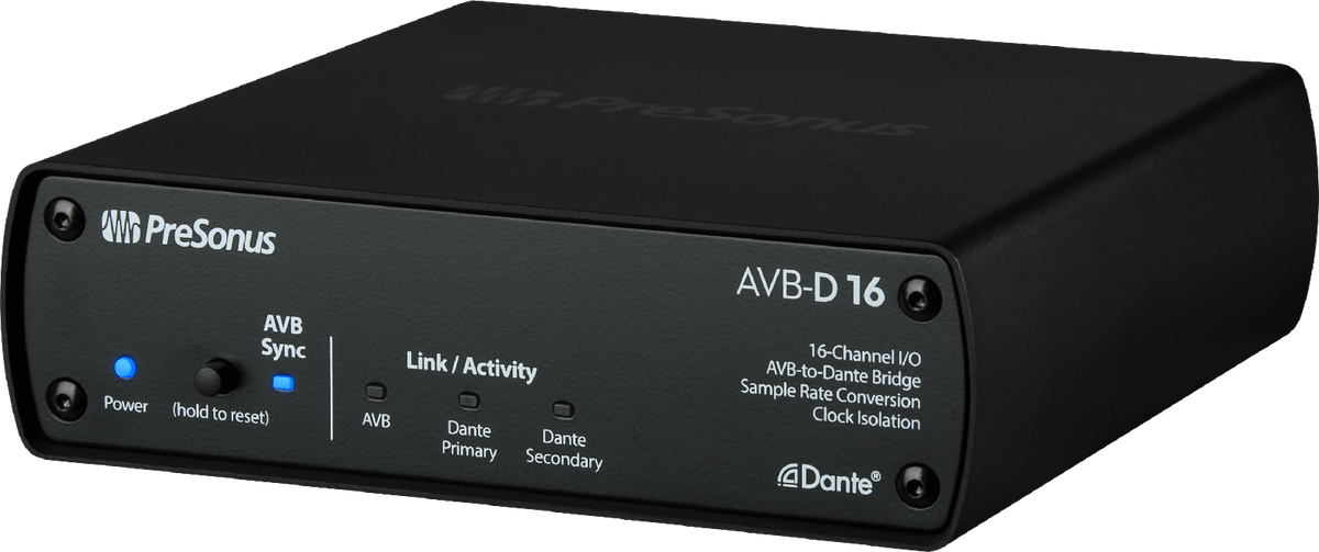 PreSonus AVB-D16 AVB to Dante Bridge - view 2