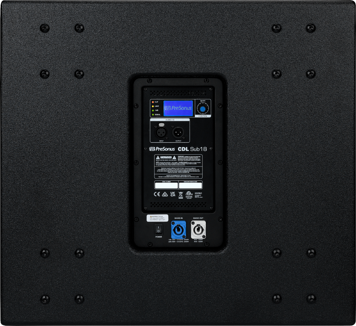 PreSonus CDL Sub18 Active Subwoofer - view 3