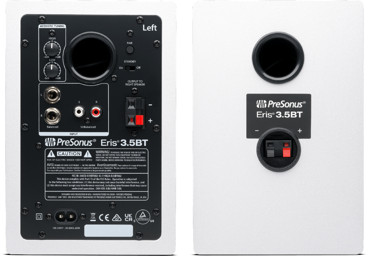 PreSonus Eris 3.5BT (2nd Gen) Media Reference Monitors (Pair) - view 4