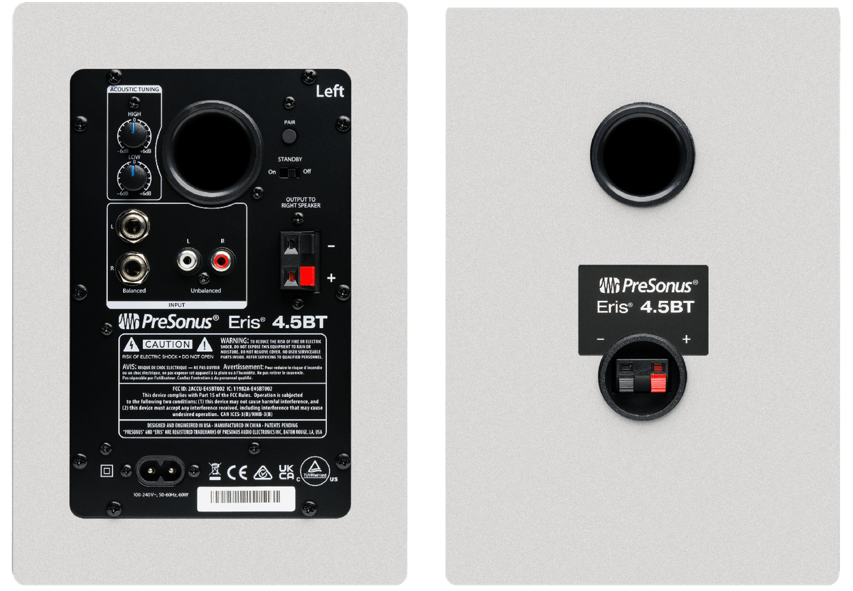 PreSonus Eris 4.5BT (2nd Gen) Media Reference Monitors (Pair) - view 4