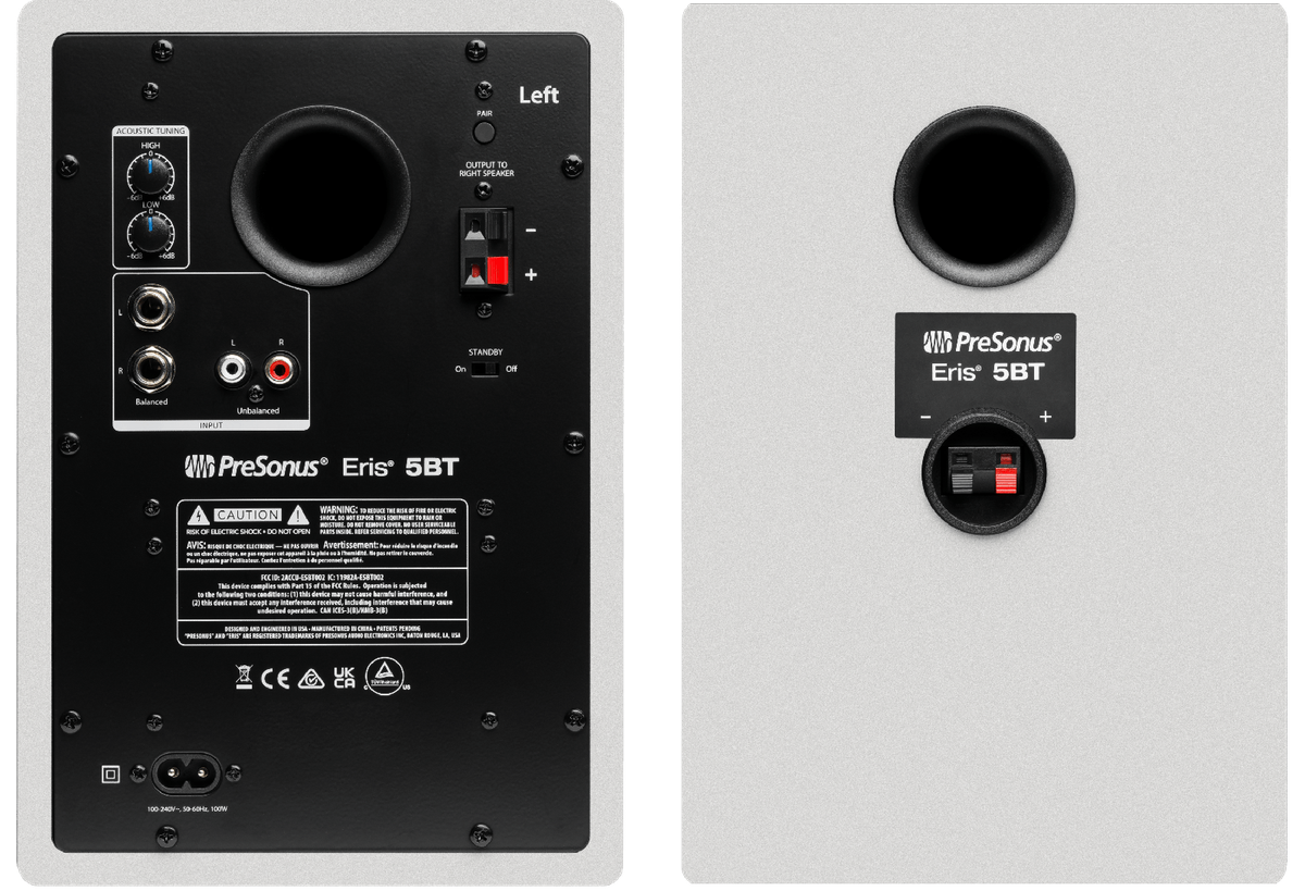 PreSonus Eris 5BT (2nd Gen) Media Reference Monitors (Pair) - view 4