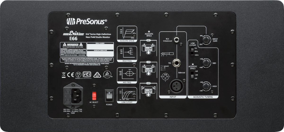 PreSonus Eris E66 Studio Monitor - view 2