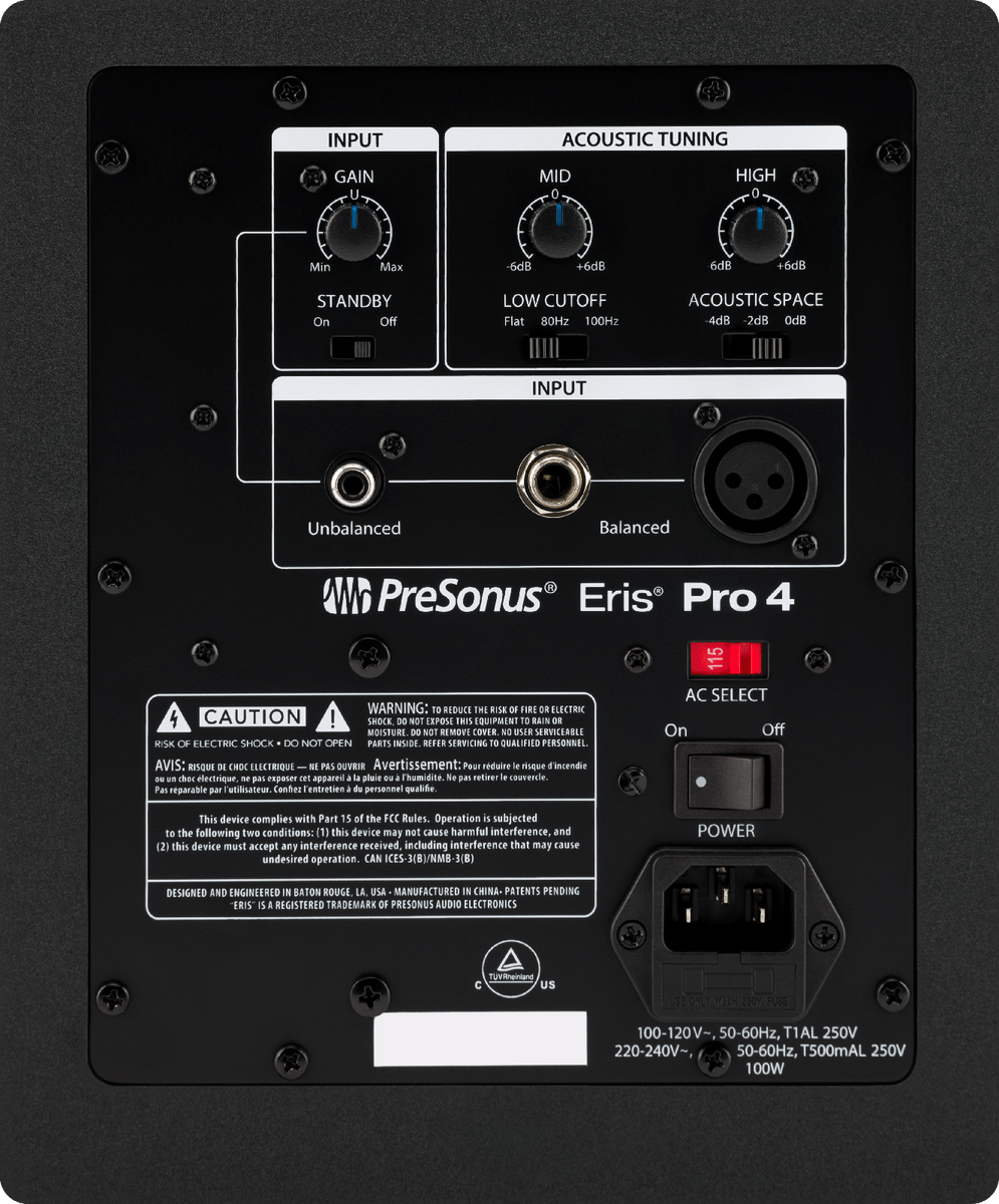 PreSonus Eris Pro 4 Coaxial Studio Monitor - view 2