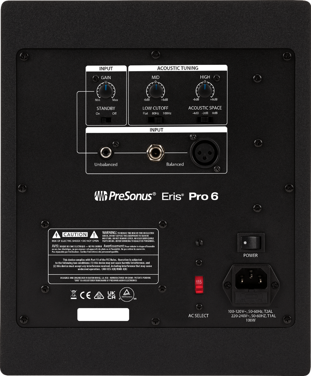 PreSonus Eris Pro 6 Coaxial Studio Monitor - view 2
