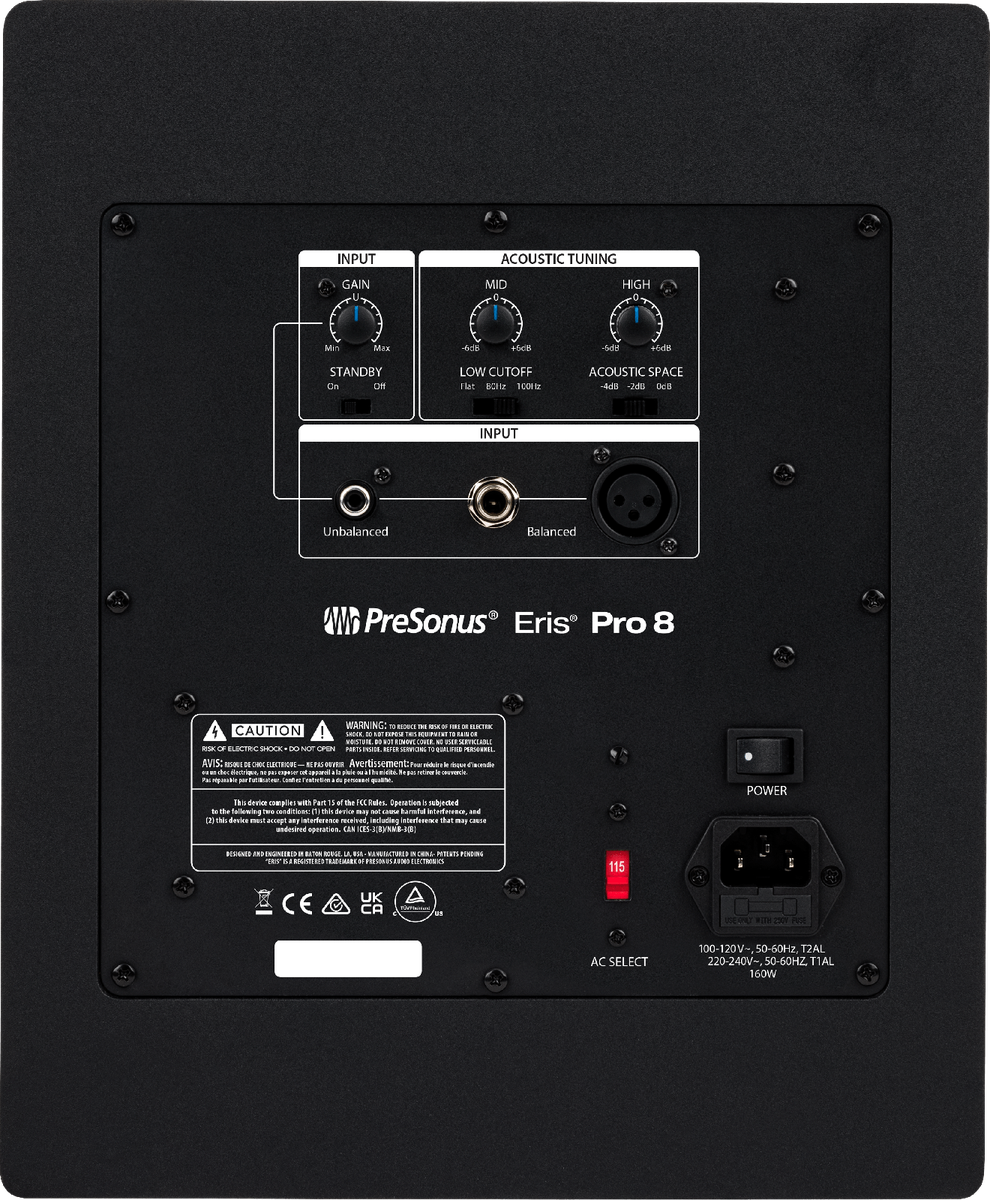 PreSonus Eris Pro 8 Coaxial Studio Monitor - view 2