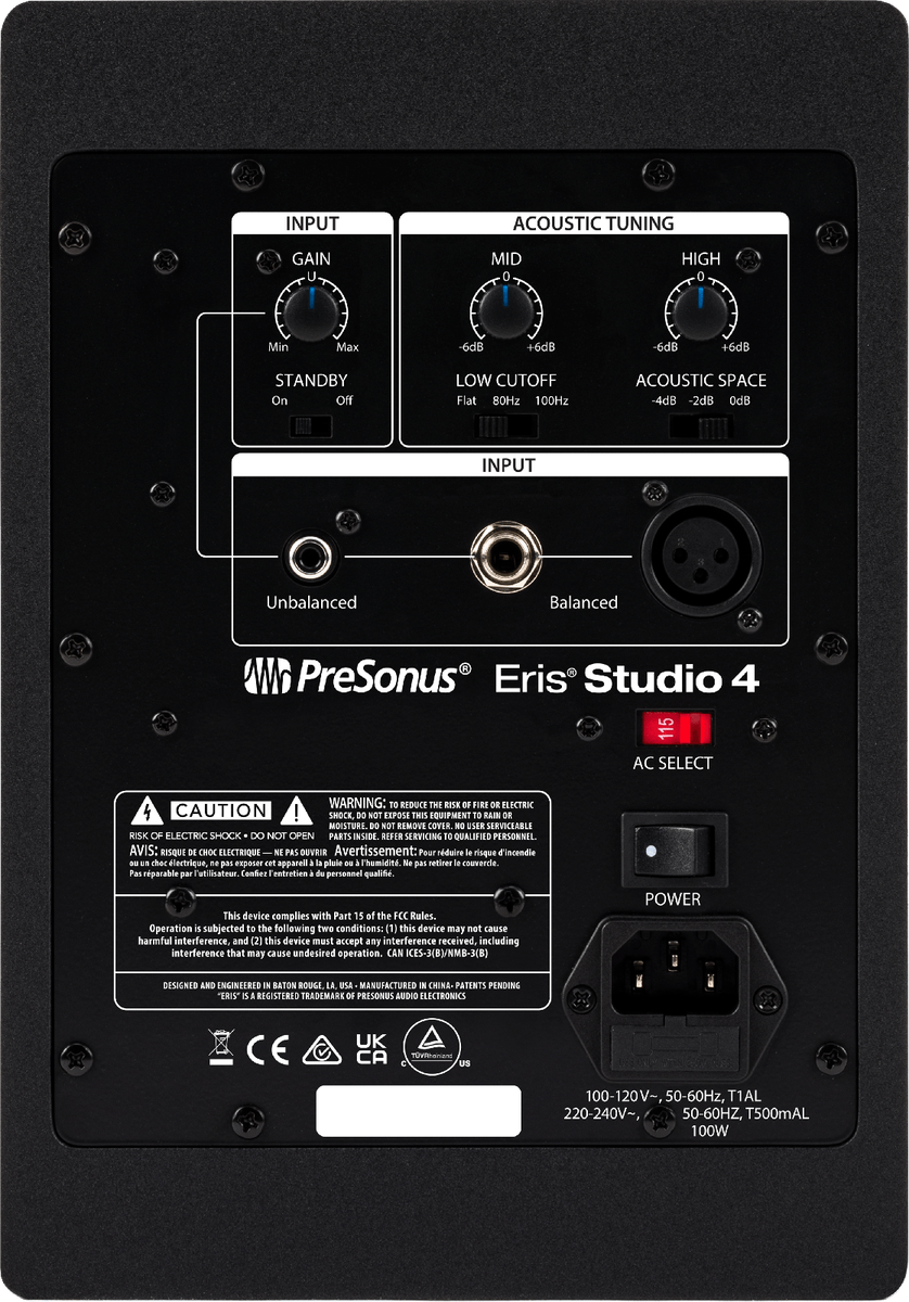 PreSonus Eris Studio 4 Studio Monitor - view 2