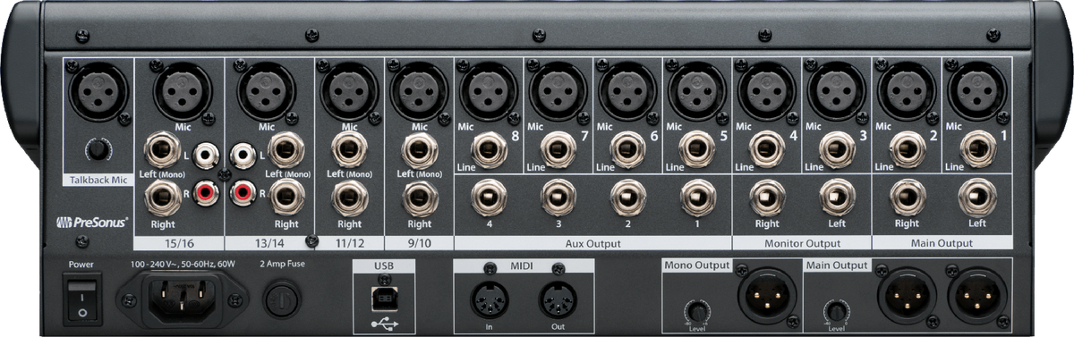 PreSonus StudioLive 16.0.2 USB 16-Channel Digital Mixer - view 2